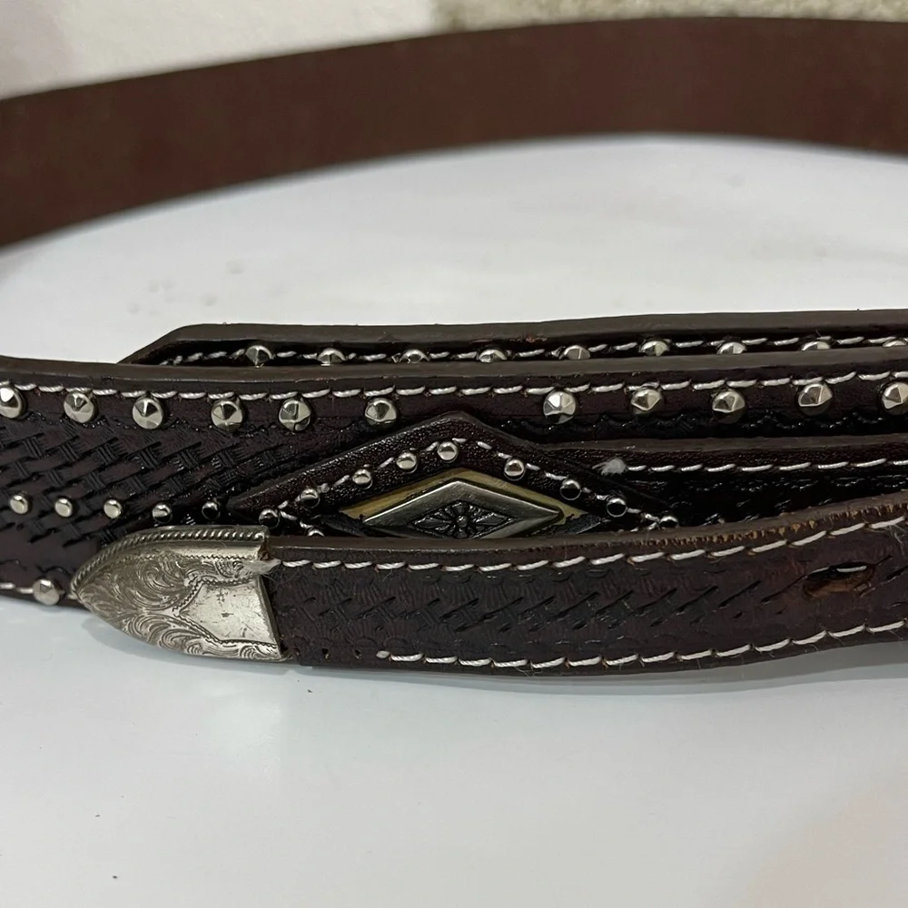 Nocona brown leather
